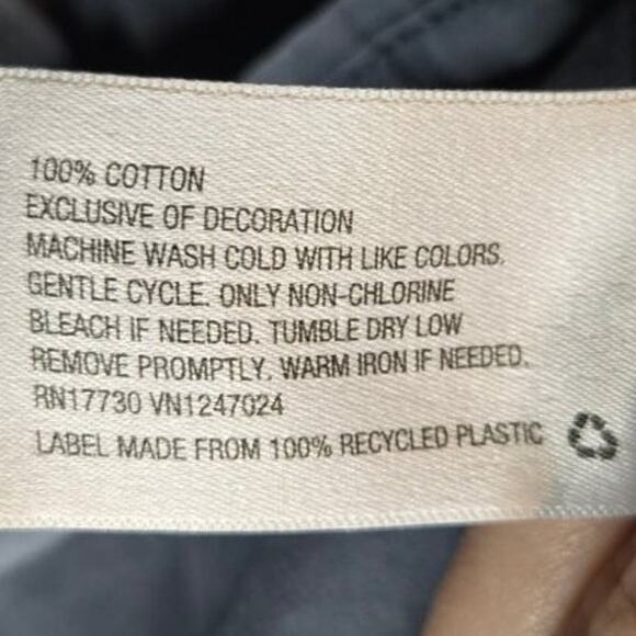 MERONA Men's Gray Button-Down Shirt with Pattern - Small 0303 - Picture 7 of 9